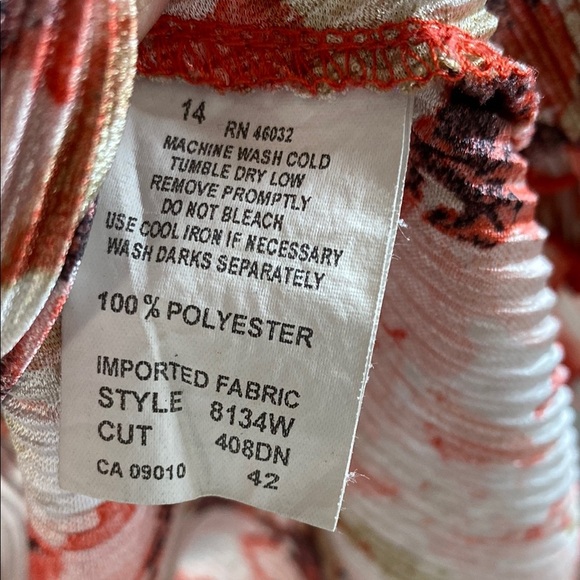 Southern Lady Floral Cardigan - Red and orange - Picture 8 of 10